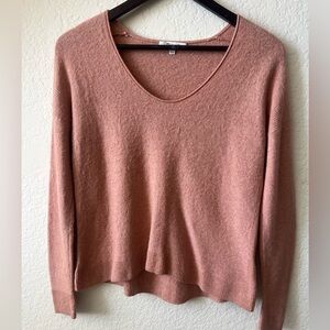 Madewell Heather Rose‎ Pink Scoop Neck Kimball Pullover Sweater